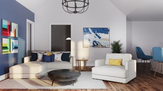 Eclectic, Bohemian, Midcentury Modern Living Room by Havenly Interior Designer Sofia