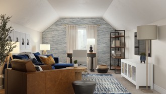 Contemporary, Modern, Coastal Living Room by Havenly Interior Designer Jonica