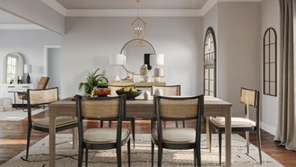 Contemporary, Modern, Transitional Dining Room by Havenly Interior Designer Anny