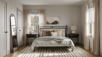 Modern, Bohemian, Coastal, Farmhouse, Scandinavian Bedroom by Havenly Interior Designer Karie
