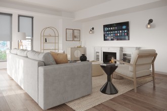 Modern, Midcentury Modern, Scandinavian Living Room by Havenly Interior Designer Michelle