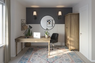 Modern, Farmhouse Office by Havenly Interior Designer Pamela