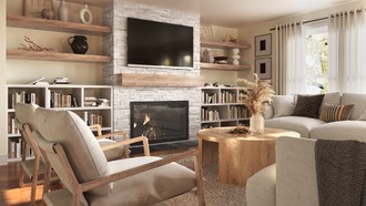 Contemporary, Transitional, Classic Contemporary Living Room by Havenly Interior Designer Daniela