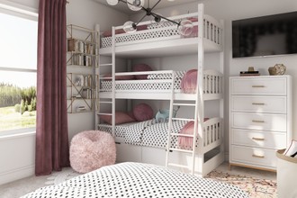 Contemporary, Bohemian, Glam, Vintage Bedroom by Havenly Interior Designer Ghianella