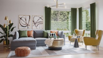 Midcentury Modern Living Room by Havenly Interior Designer Francisco