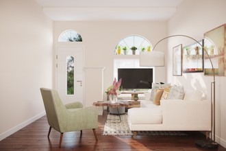 Midcentury Modern Living Room by Havenly Interior Designer Romina