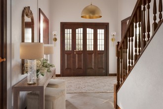 Classic, Traditional, Transitional, Minimal Entryway by Havenly Interior Designer Paulina