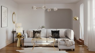 Contemporary, Modern, Glam Living Room by Havenly Interior Designer Paulina
