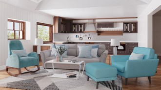 Contemporary, Scandinavian Living Room by Havenly Interior Designer Eleasud