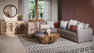 Farmhouse Living Room by Havenly Interior Designer Jessica