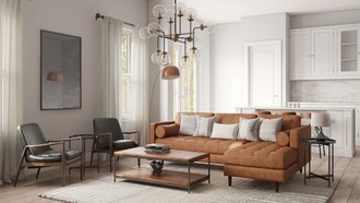 Industrial, Midcentury Modern Living Room by Havenly Interior Designer Paulina