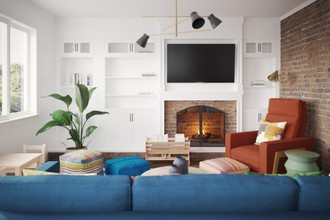 Midcentury Modern Living Room by Havenly Interior Designer Emmanuel