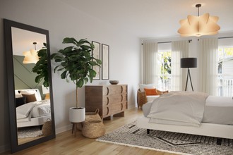 Bohemian, Midcentury Modern Bedroom by Havenly Interior Designer Dayana