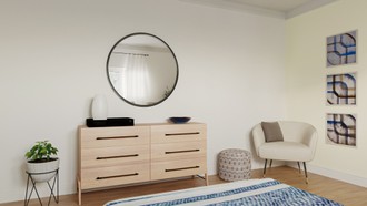 Bohemian, Minimal, Scandinavian Bedroom by Havenly Interior Designer Colleen