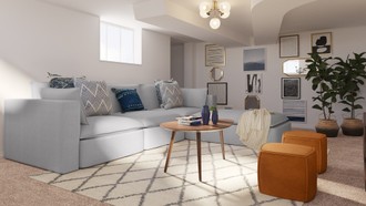 Midcentury Modern, Scandinavian Living Room by Havenly Interior Designer Mercedes