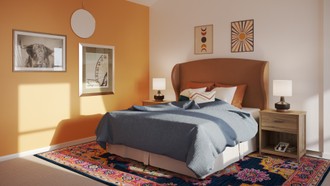 Eclectic, Bohemian, Rustic Bedroom by Havenly Interior Designer Haley