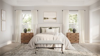 Modern, Bohemian, Coastal, Farmhouse, Scandinavian Bedroom by Havenly Interior Designer Kayla