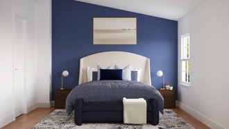 Modern, Glam, Midcentury Modern Bedroom by Havenly Interior Designer Juliana