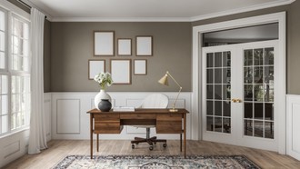 Contemporary, Classic, Coastal, Farmhouse Office by Havenly Interior Designer Claire