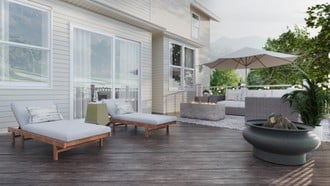 Contemporary, Traditional Outdoor Space by Havenly Interior Designer Kayla