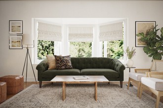 Contemporary, Modern, Industrial, Minimal Living Room by Havenly Interior Designer Karie