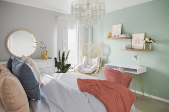 Bohemian, Glam Bedroom by Havenly Interior Designer Carolina