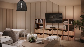 Modern, Bohemian Living Room by Havenly Interior Designer Mercedes