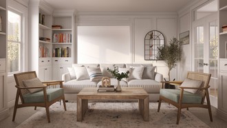Transitional Living Room by Havenly Interior Designer Lexie