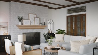 Transitional Living Room by Havenly Interior Designer Lexie