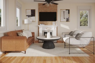 Contemporary Living Room by Havenly Interior Designer Kayla