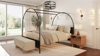Contemporary, Modern, Bohemian, Midcentury Modern Bedroom by Havenly Interior Designer Juliana