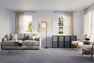 Midcentury Modern, Scandinavian Living Room by Havenly Interior Designer Alyssa