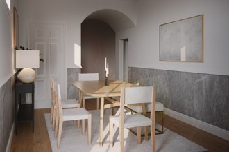Contemporary, Scandinavian Dining Room by Havenly Interior Designer Kayla