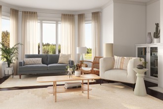 Bohemian, Scandinavian Living Room by Havenly Interior Designer Paro