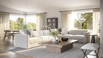 Contemporary, Modern, Industrial, Minimal Living Room by Havenly Interior Designer Danie