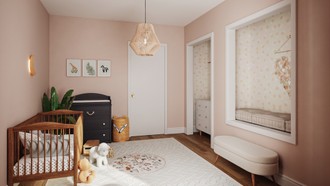 Midcentury Modern Nursery by Havenly Interior Designer Arianna