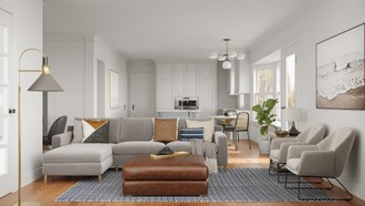 Contemporary, Modern, Global Living Room by Havenly Interior Designer David