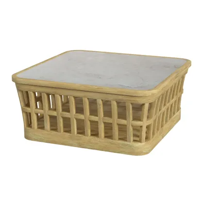 Monhegan Natural Teak Outdoor Coffee Table