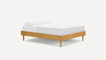 Chorus Bed Frame - Queen / Oak - Wood / Tapered