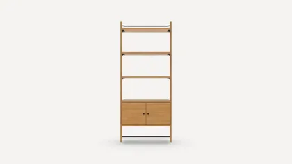 Title Storage Bookshelf - Oak - Wood