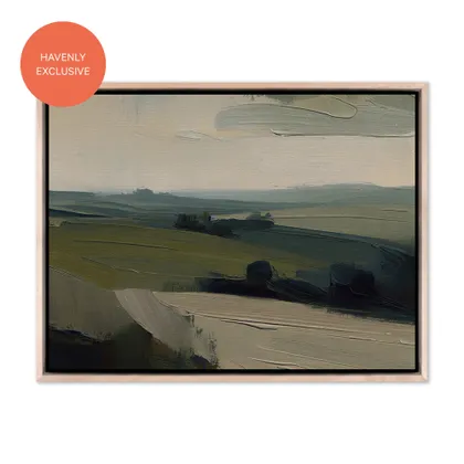 Moody Vintage Landscape 02 by Roseanne Kenny - 32" x 24.5"