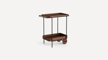 Dram Bar Cart - Walnut - Wood