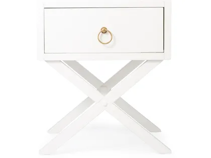 Lark White Nightstand