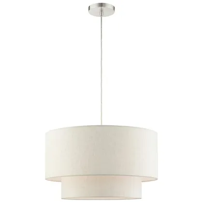 Maureen Double Drum Pendant
