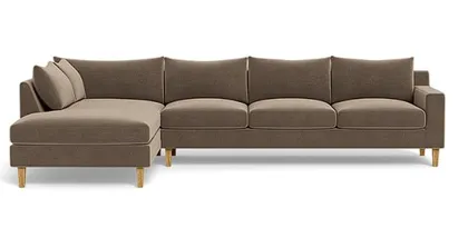 Sloan 4-Seat Left Bumper Sectional