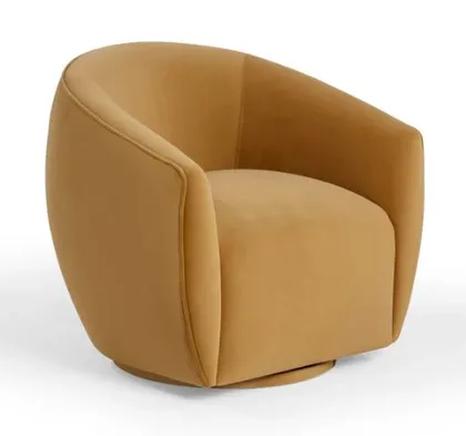 Jordan Performance Velvet Swivel Chair