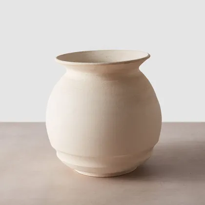 The Citizenry Alameda Vase | Round | White