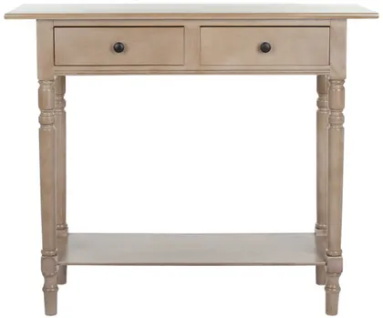 Rosemary 2 Drawer Console - Vintage Grey - Safavieh