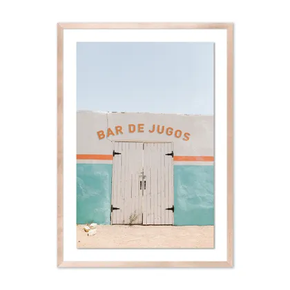 Bar de Jugos - Marfa, TX by Wesley and Emma Teague - 17.5" x 24"