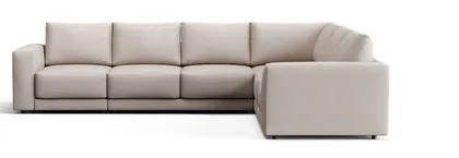 Gather Deep 3-Piece L-Shaped Sectional Sofa